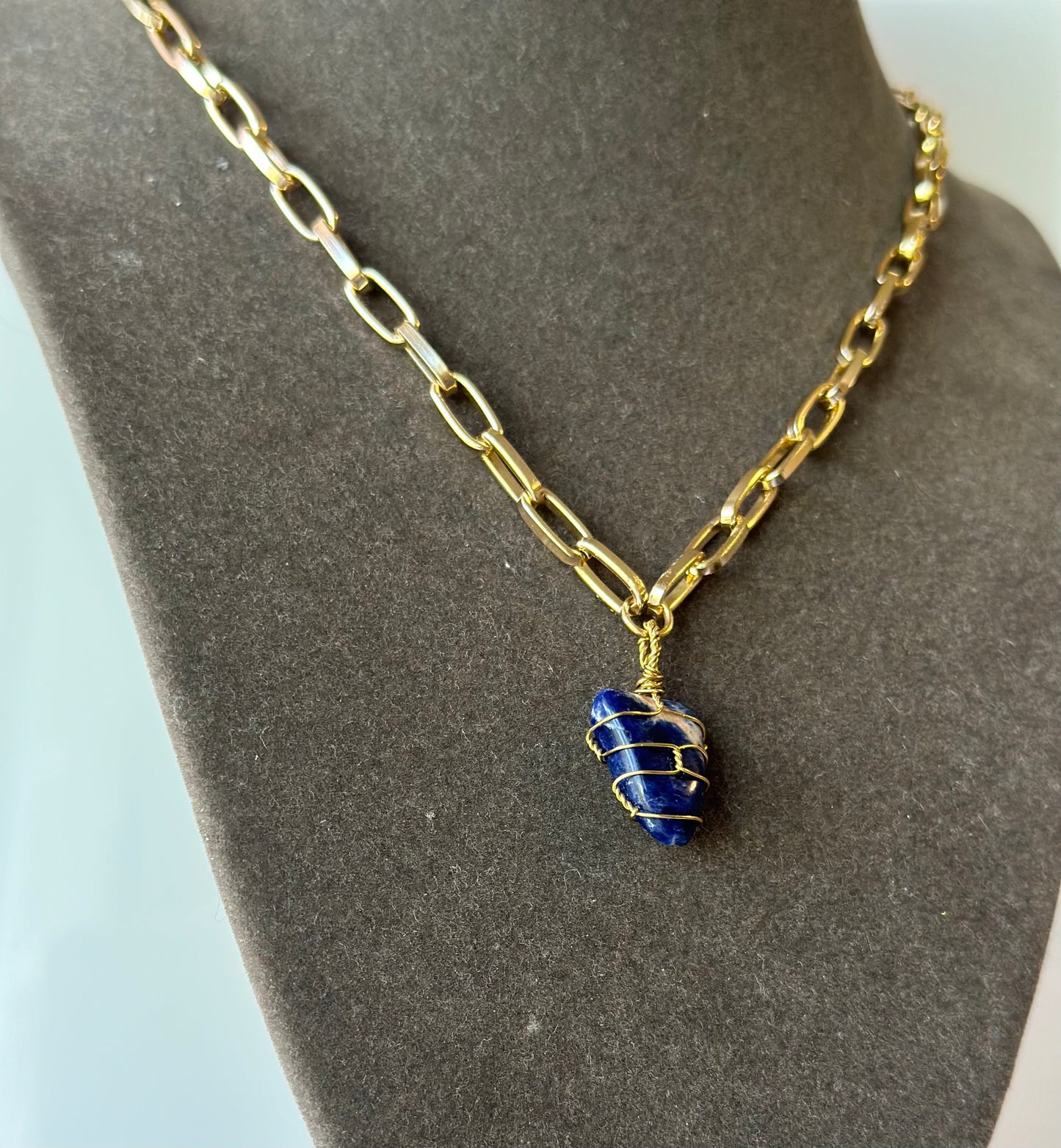 Sunset Sodalite Necklace