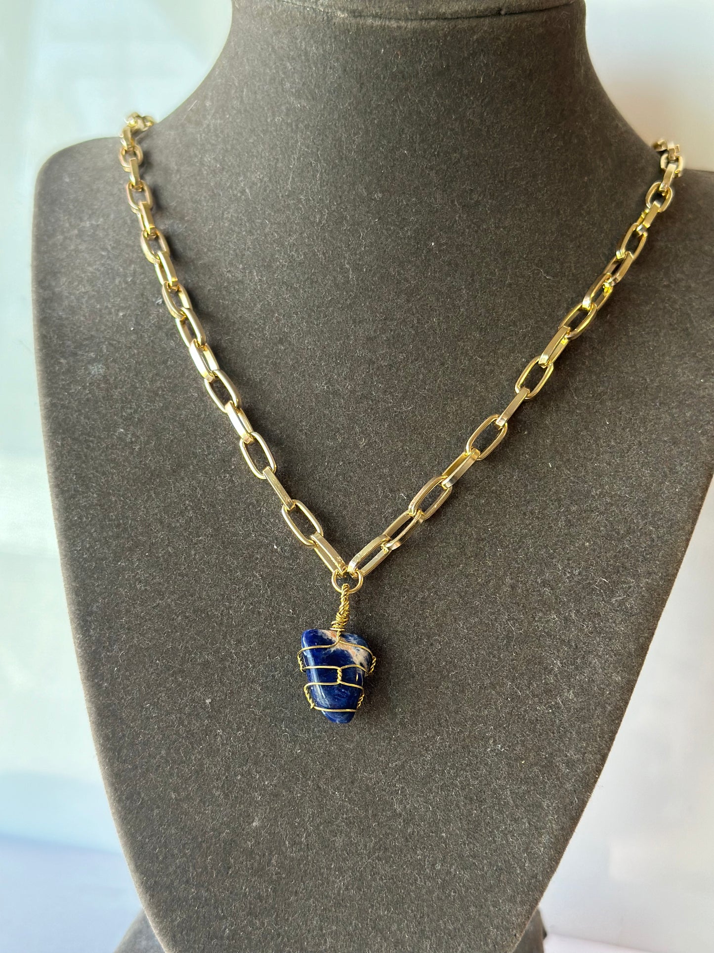 Sunset Sodalite Necklace